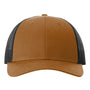 Richardson Mens Snapback Trucker Hat - Carmel/Black - NEW