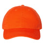 Cap America Hats Mens Relaxed Adjustable Dad Hat - Orange