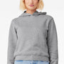 Bella + Canvas Womens Classic Hooded Sweatshirt Hoodie - Heather Grey