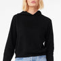 Bella + Canvas Womens Classic Hooded Sweatshirt Hoodie - Black