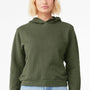 Bella + Canvas Womens Classic Hooded Sweatshirt Hoodie - Military Green