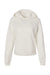 Bella + Canvas 7519 Womens Classic Hooded Sweatshirt Hoodie Vintage White Flat Front