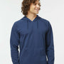 Paragon Mens Vail Performance Moisture Wicking Fleece Hooded Sweatshirt Hoodie - Navy Blue - NEW