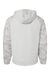 Paragon 306 Mens Tahoe Camo Fleece Hooded Sweatshirt Hoodie Aluminum Grey Flat Back