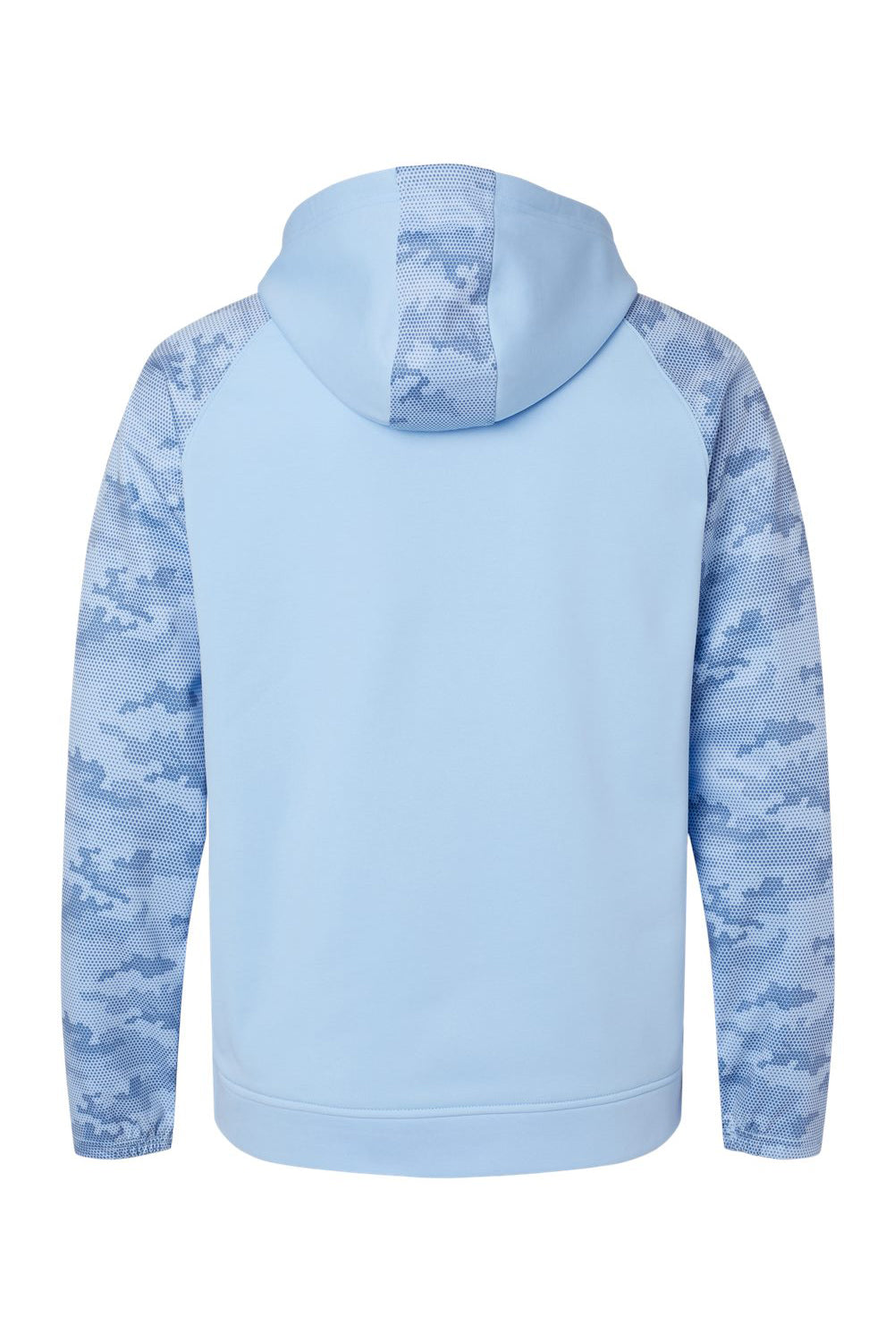 Paragon 306 Mens Tahoe Camo Fleece Hooded Sweatshirt Hoodie Blue Mist Flat Back