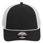 Imperial Mens The Night Owl Performance Moisture Wicking Snapback Hat - Black/White - NEW