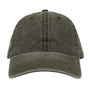 The Game Mens Pigment Dyed Adjustable Hat - Army Green - NEW