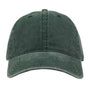 The Game Mens Pigment Dyed Adjustable Hat - Bottle Green - NEW
