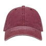 The Game Mens Pigment Dyed Adjustable Hat - Dark Maroon - NEW