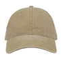 The Game Mens Pigment Dyed Adjustable Hat - Khaki - NEW