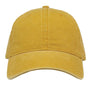 The Game Mens Pigment Dyed Adjustable Hat - Mustard Yellow - NEW