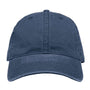 The Game Mens Pigment Dyed Adjustable Hat - Navy Blue - NEW