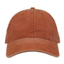 The Game Mens Pigment Dyed Adjustable Hat - Texas Orange - NEW