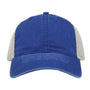 The Game Mens Pigment Dyed Adjustable Trucker Hat - Royal Blue/Stone - NEW