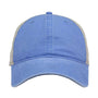 The Game Mens Pigment Dyed Adjustable Trucker Hat - Sky Blue/Stone - NEW