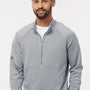 Adidas Mens 1/4 Zip Sweatshirt - Grey