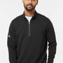 Adidas Mens Spacer 1/4 Zip Sweatshirt - Black
