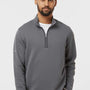 Adidas Mens Spacer 1/4 Zip Sweatshirt - Grey
