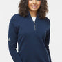 Adidas Womens Spacer 1/4 Zip Sweatshirt - Collegiate Navy Blue