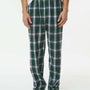 Boxercraft Mens Harley Flannel Pants w/ Pockets - Green/White - NEW