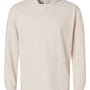 LAT Mens Vintage Wash Fleece Hooded Sweatshirt Hoodie w/ Pouch Pocket - Washed Natural - New