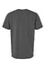 LAT 6902 Mens Vintage Wash Short Sleeve Crewneck T-Shirt Black Flat Back