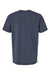 LAT 6902 Mens Vintage Wash Short Sleeve Crewneck T-Shirt Navy Blue Flat Back