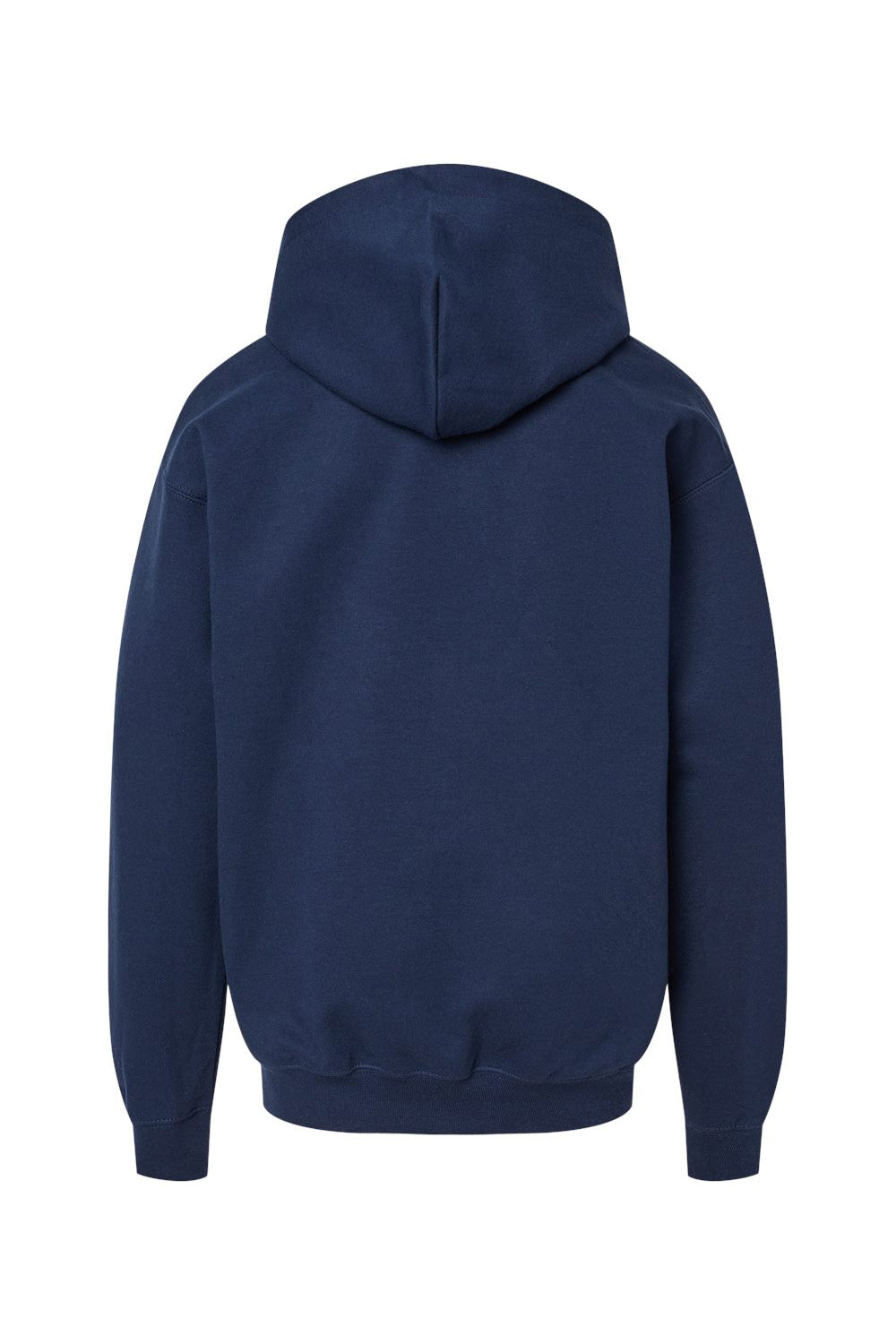 Gildan SF500B Youth Softstyle Hooded Sweatshirt Hoodie Navy Blue Flat Back