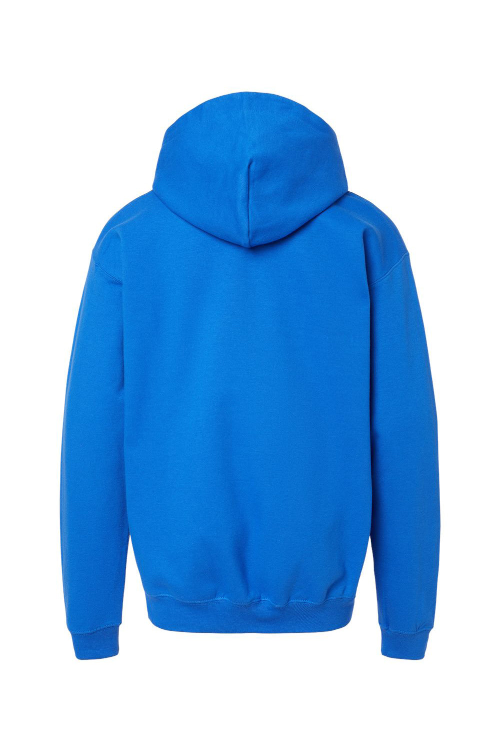 Gildan SF500B Youth Softstyle Hooded Sweatshirt Hoodie Royal Blue Flat Back