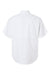 Paragon 700 Mens Hatteras Performance Short Sleeve Button Down Shirt White Flat Back