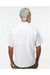 Paragon 700 Mens Hatteras Performance Short Sleeve Button Down Shirt White Model Back