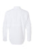 Paragon 702 Mens Kitty Hawk Performance Long Sleeve Button Down Shirt White Flat Back