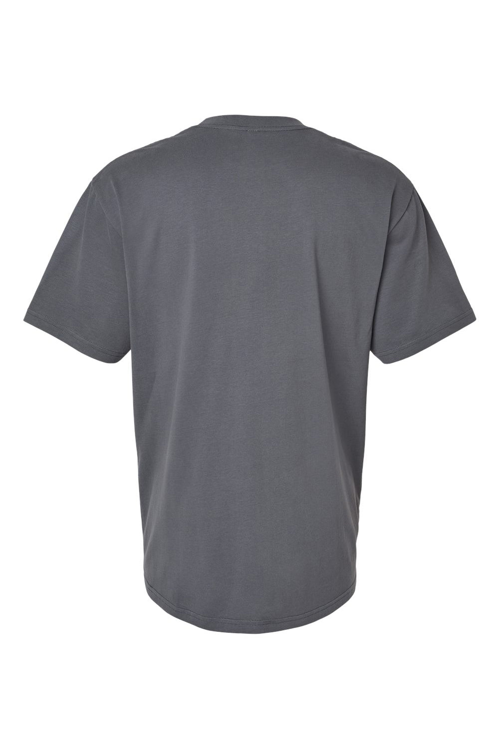 American Apparel 5389 Mens Sueded Cloud Short Sleeve Crewneck T-Shirt Sueded Asphalt Flat Back
