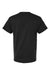 Hanes 5290P Mens Essential Short Sleeve Crewneck T-Shirt w/ Pocket Black Flat Back