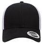 Yupoong Hats Mens Elite Snapback Hat - Black/White - Coming Soon