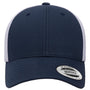 Yupoong Hats Mens Elite Snapback Hat - Navy Blue/White - Coming Soon