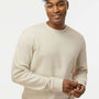 J America Mens BTB Fleece Crewneck Sweatshirt - Oyster - Coming Soon