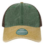 Legacy Mens Dashboard Snapback Trucker Hat - Green/Camel/Brown - NEW