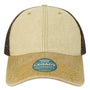 Legacy Mens Dashboard Snapback Trucker Hat - Stone/Camel/Brown - NEW