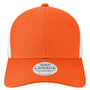 Legacy Hats Mens Mid Pro Snapback Trucker Hat - Orange/White