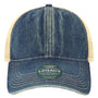 Legacy Hats Mens Old Favorite Snapback Trucker Hat - Denim Blue/Khaki