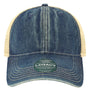 Legacy Mens Old Favorite Snapback Trucker Hat - Denim Blue/Khaki - NEW