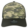 Legacy Mens Reclaim Mid Pro Moisture Wicking Adjustable Hat - Dark Olive Green Camo/Black - NEW