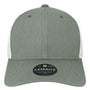 Legacy Hats Mens Reclaim Mid Pro Moisture Wicking Adjustable Hat - Dark Grey/White