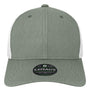 Legacy Mens Reclaim Mid Pro Moisture Wicking Adjustable Hat - Dark Grey/White - NEW