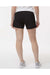 Boxercraft BW6103 Womens Stretch Woven Lined Shorts Black Model Back
