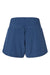 Boxercraft BW6103 Womens Stretch Woven Lined Shorts Indigo Blue Flat Back