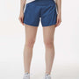 Boxercraft Womens Stretch Woven Lined Shorts - Indigo Blue - NEW