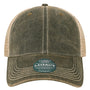 Legacy Hats Youth Old Favorite Snapback Trucker Hat - Black/Khaki