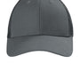 CornerStone Hats Mens Moisture Wicking Canvas Mesh Back Adjustable Hat - Charcoal Grey